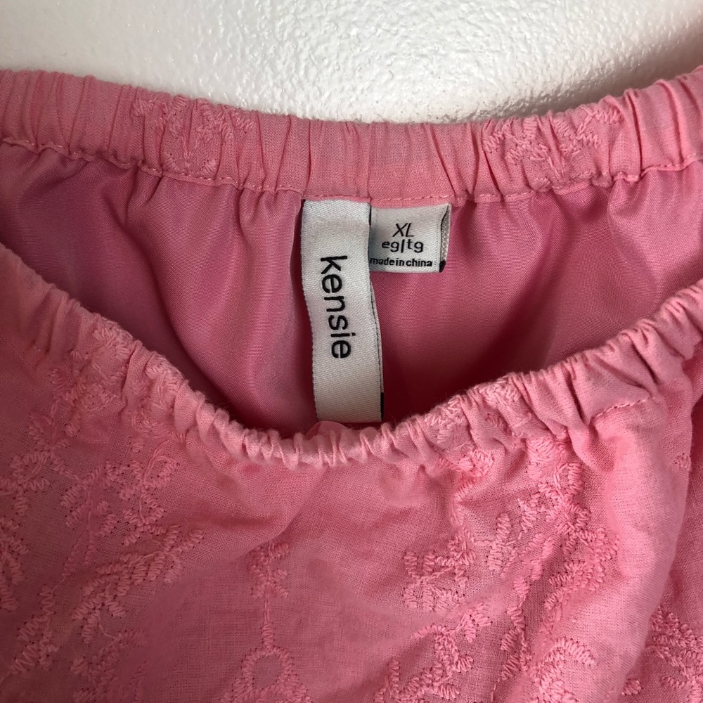 NWT Kenzie pink eyelet dress size XL - Picture 3 of 6
